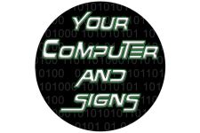 Photo of Your Computer and Signs Photo of Your Computer and Signs